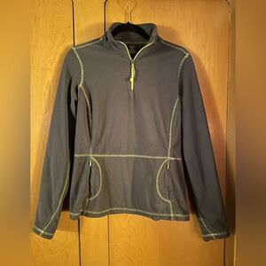 REI Women's Gray Stretch Fleece Sweatshirt